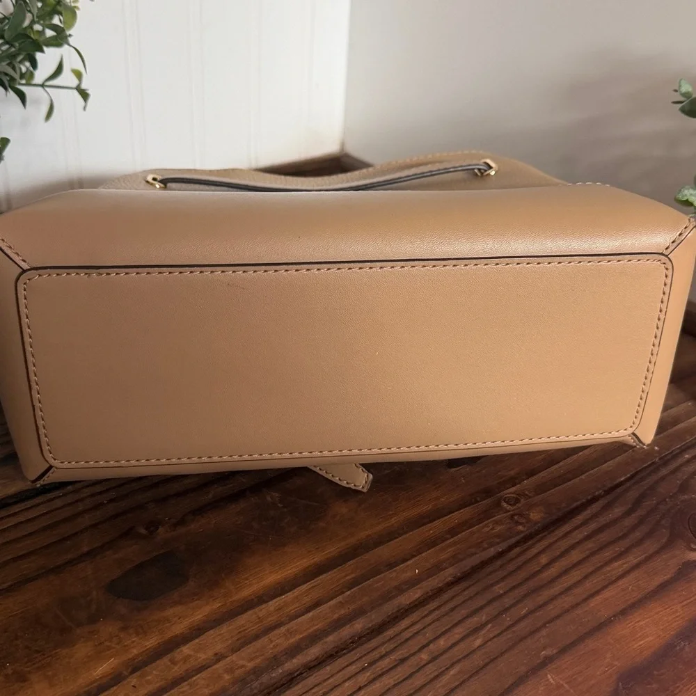 Michael Kors Reed Leather Belted Satchel